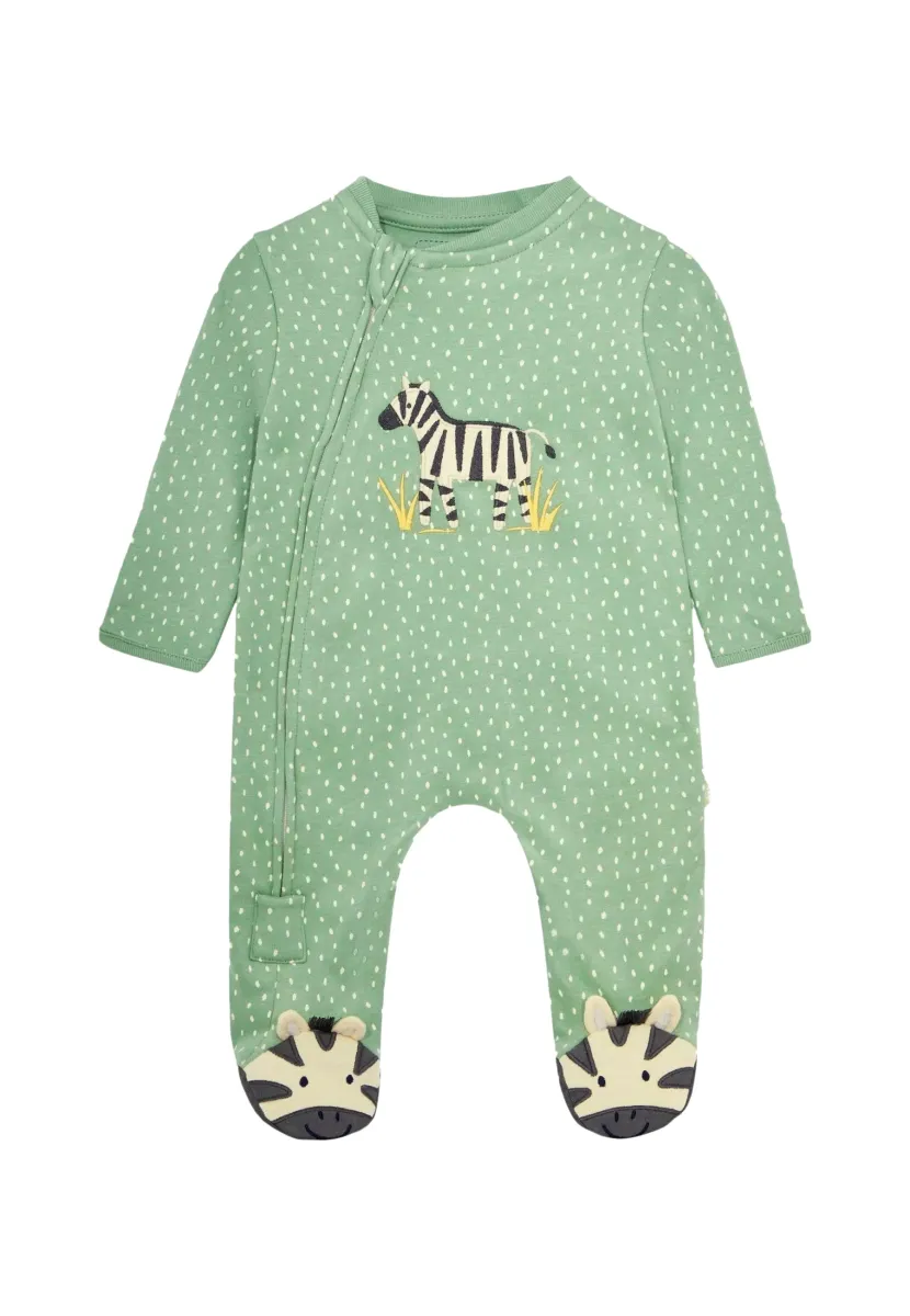 REGULAR FIT - Strampler - green zebra