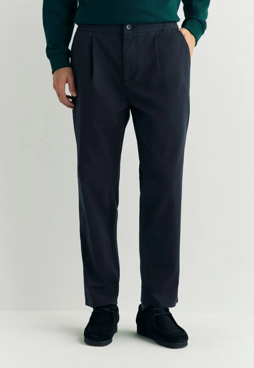 REGULAR FIT - STRETCH - Chino - navy