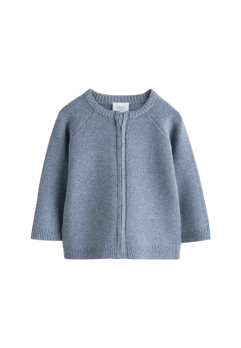 REGULAR FIT - Strickjacke - blue knitted