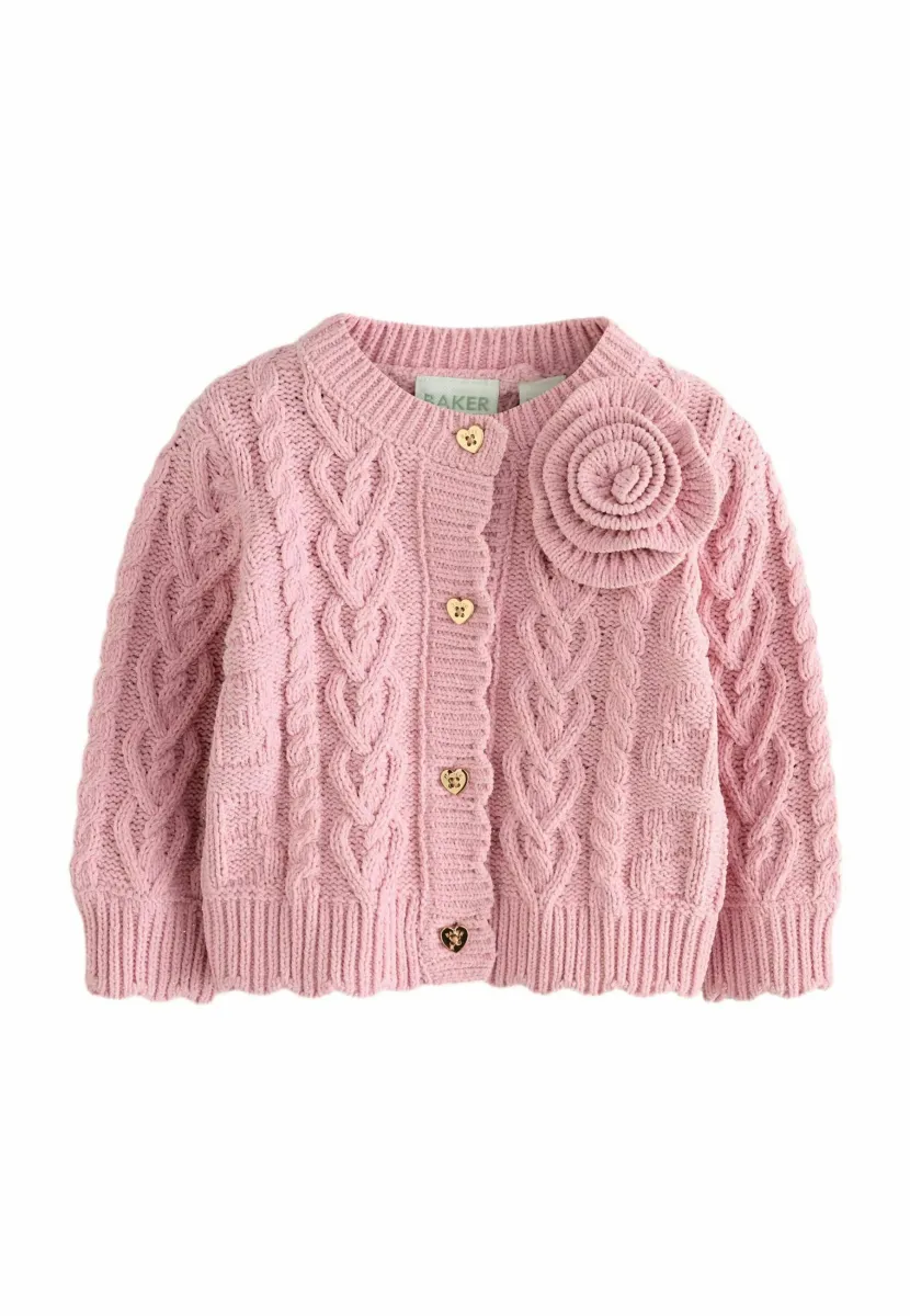 REGULAR FIT - Strickjacke - dusky pink