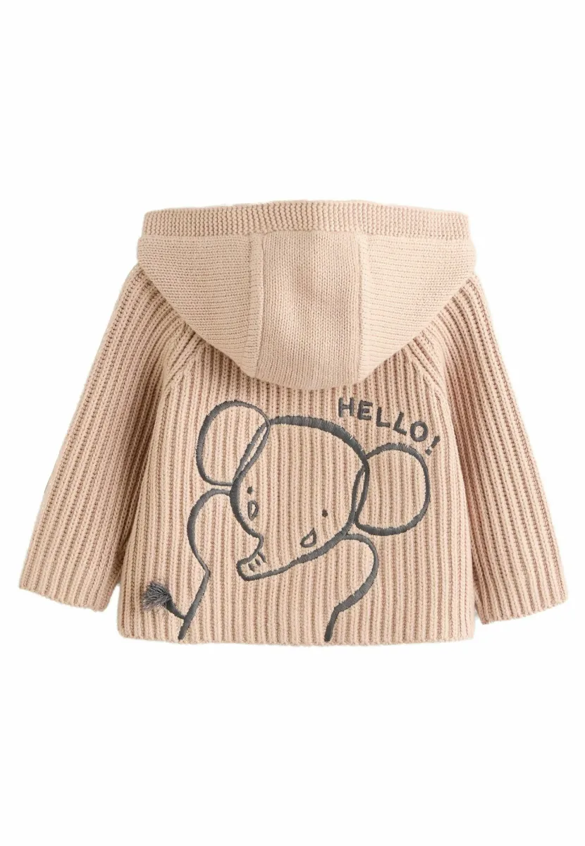 REGULAR FIT - Strickjacke - neutral