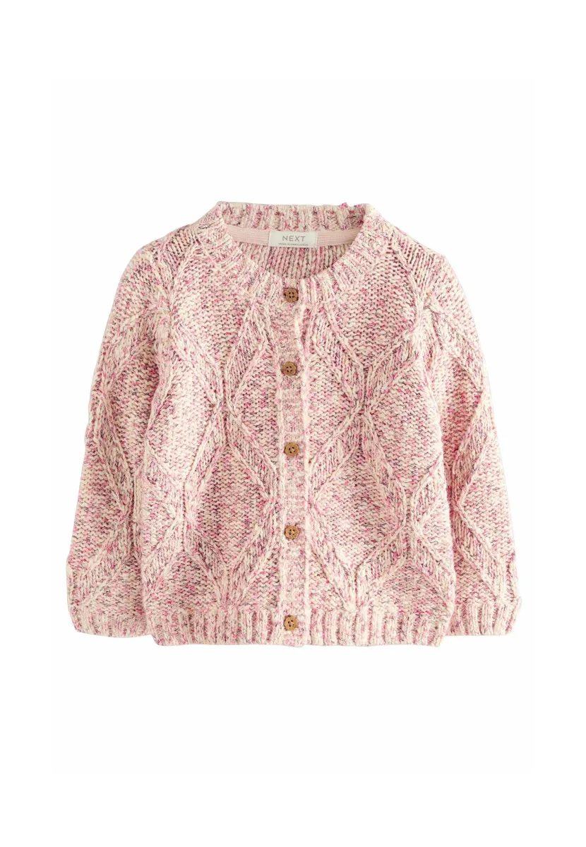 REGULAR FIT - Strickjacke - pink