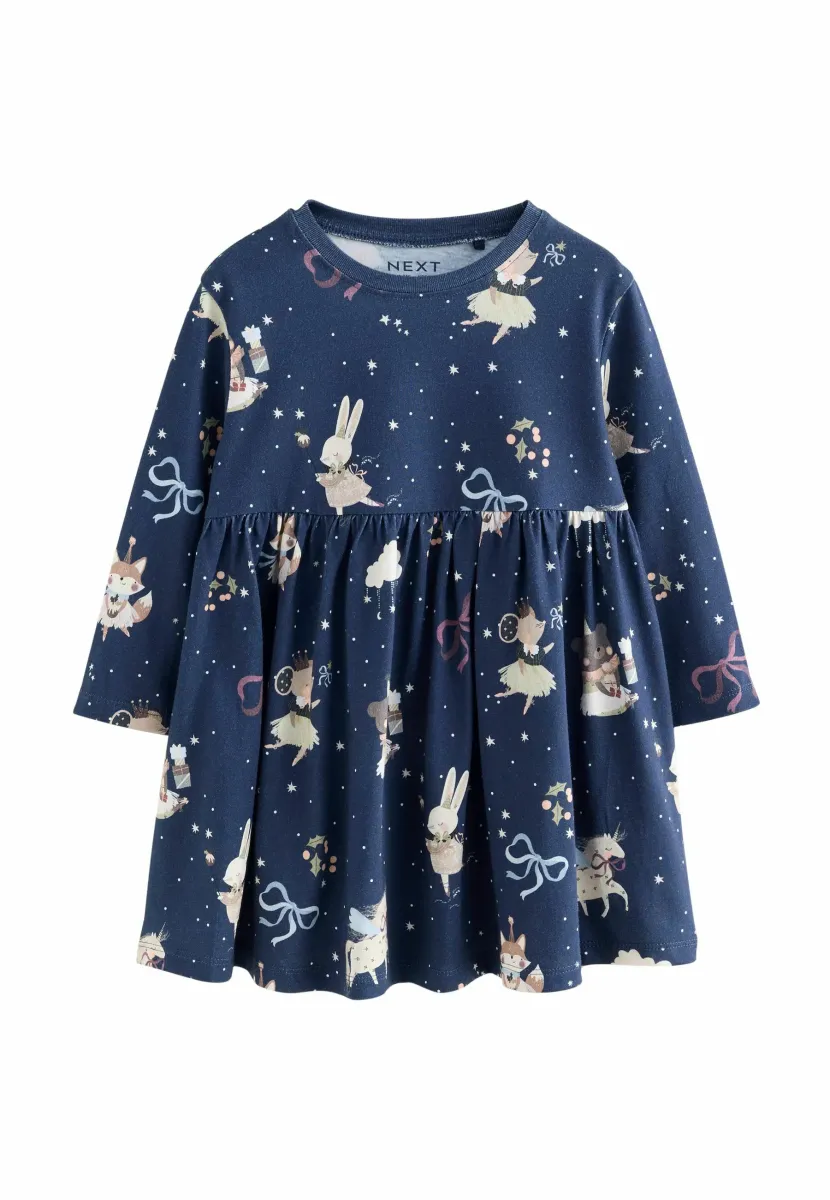 REGULAR FIT - Strickkleid - navy character