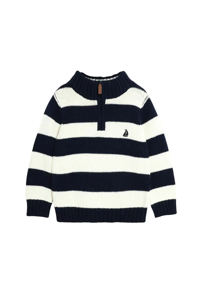 REGULAR FIT   - Strickpullover - blue