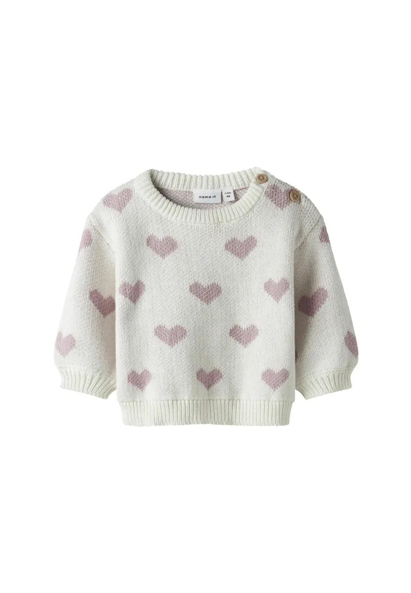 REGULAR FIT - Strickpullover - cloud dancer