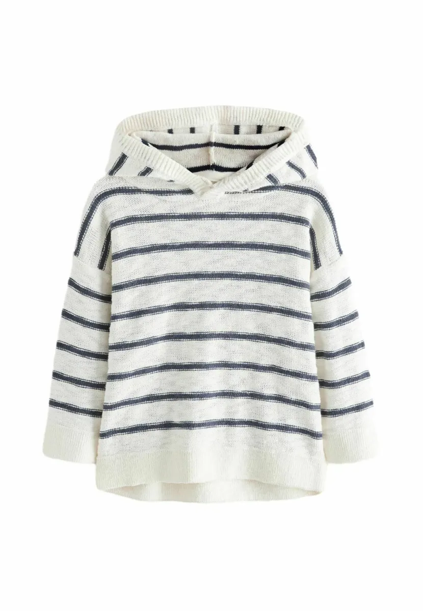 REGULAR FIT - Strickpullover - ecru stripe