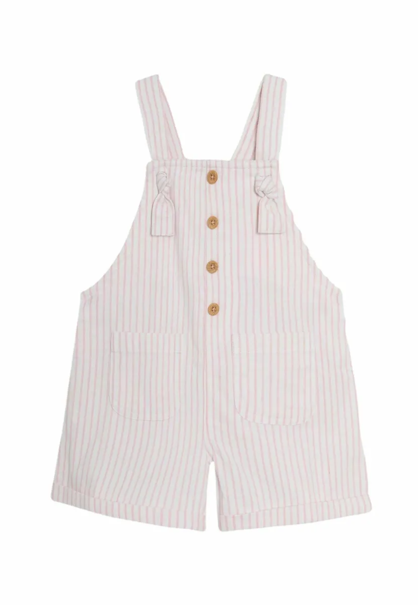 REGULAR FIT - STRIPE  - Latzhose - pink