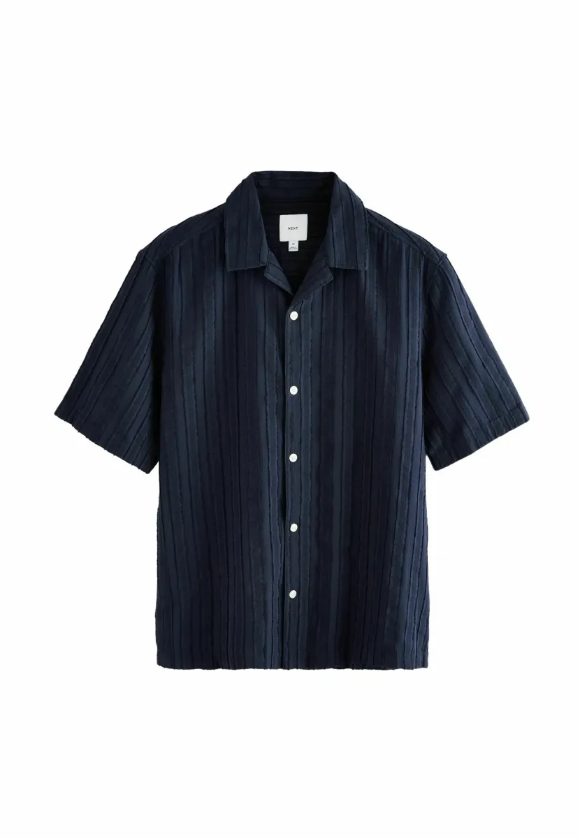 REGULAR FIT  STRIPE SHORT SLEEVE  - Hemd - navy blue