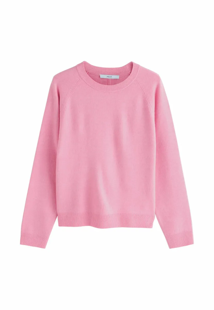 REGULAR FIT - SUPER SOFT CREW NECK LONG SLEEVE - Strickpullover - pink