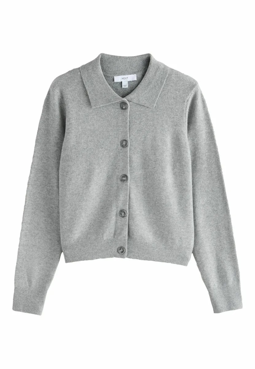 REGULAR FIT - SUPERSOFT - Strickjacke - grey