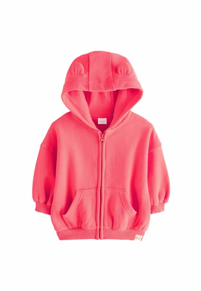 REGULAR FIT - Sweatjacke - coral pink