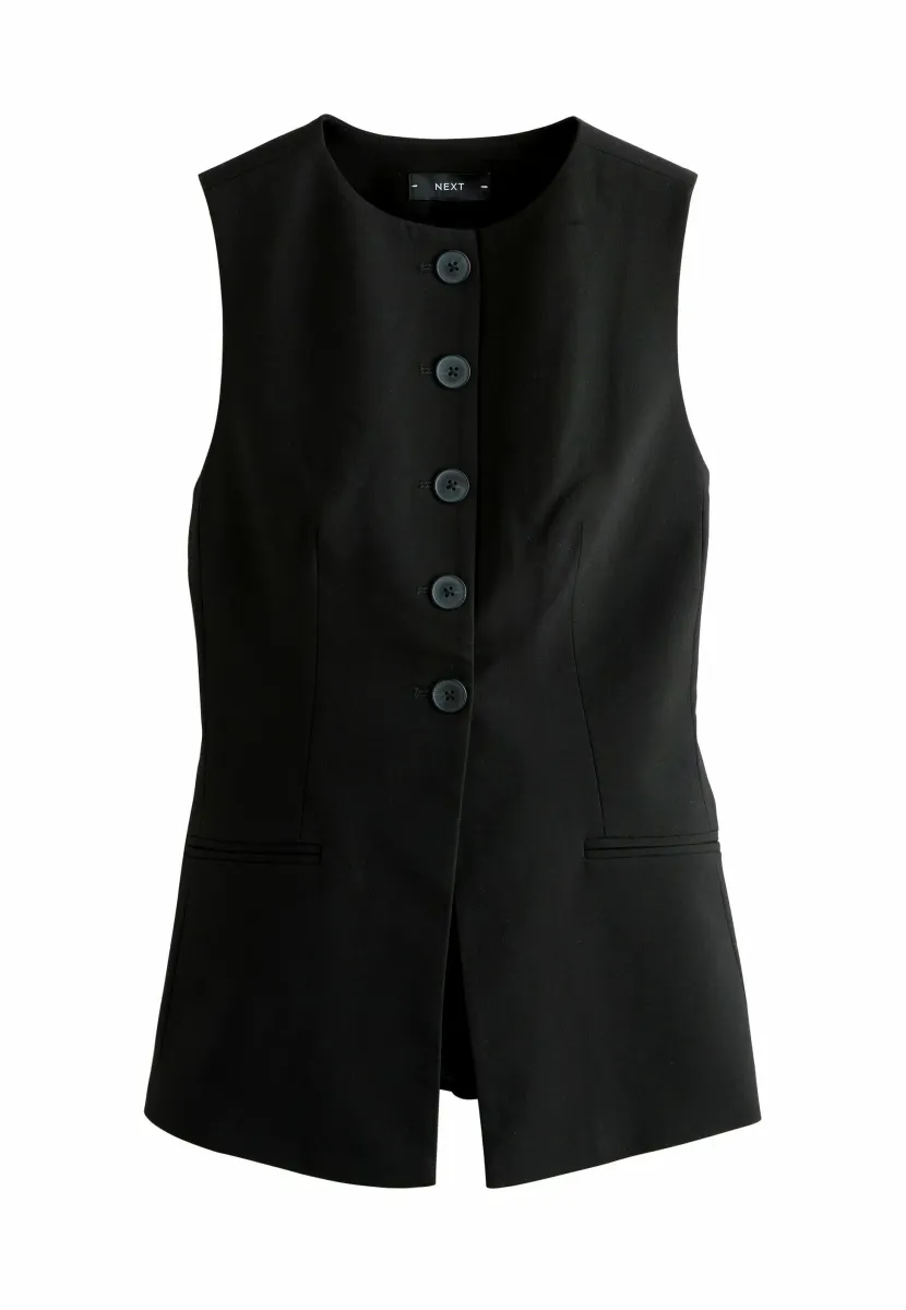 REGULAR FIT - TAILORED - Weste - black