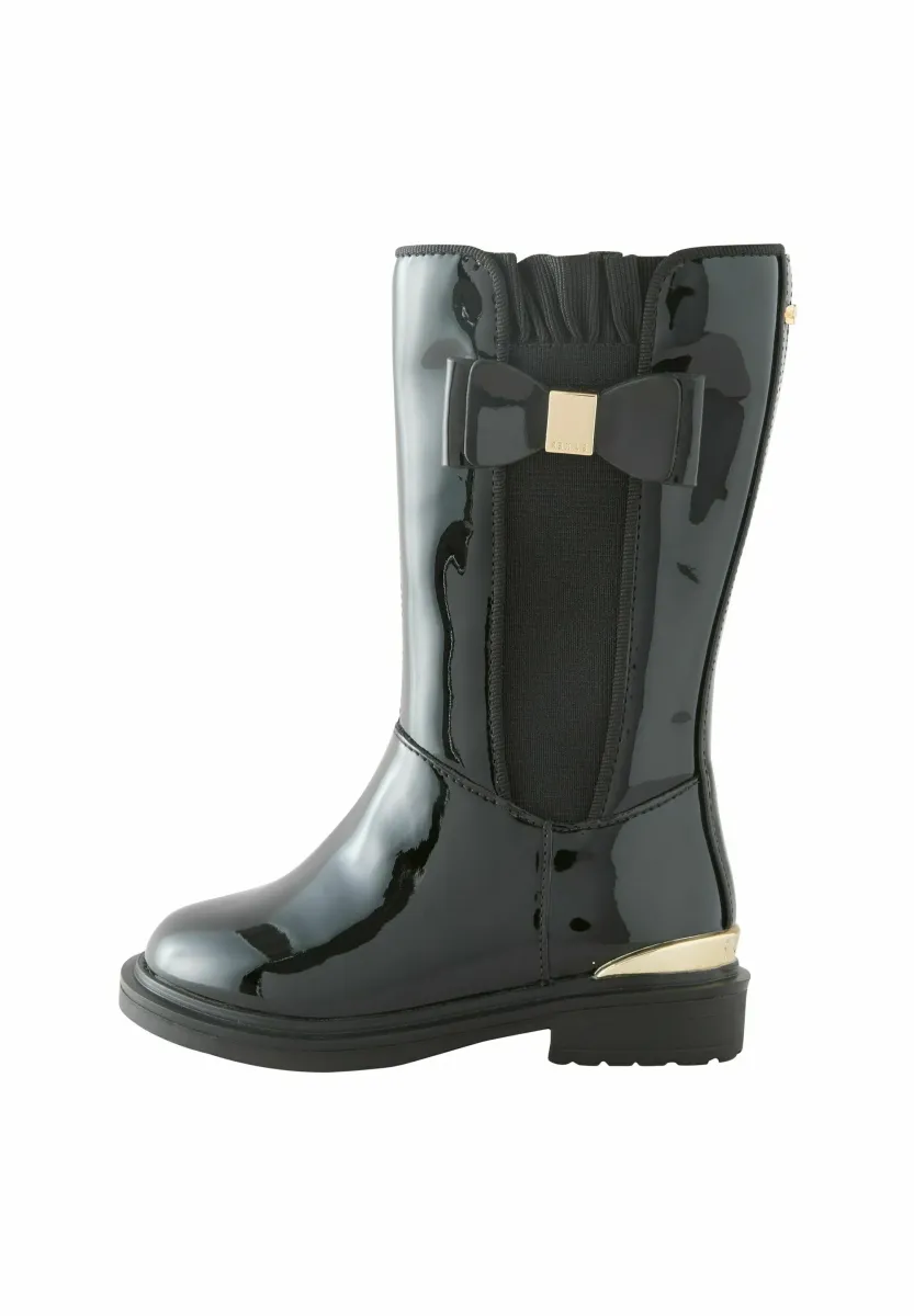 REGULAR FIT - TALL WITH BOW - Lauflernschuh - black
