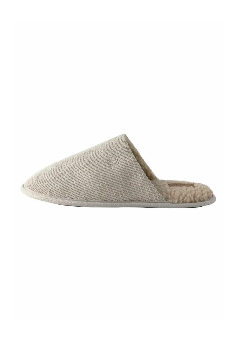 REGULAR FIT - TEXTURED - Hausschuh - stone