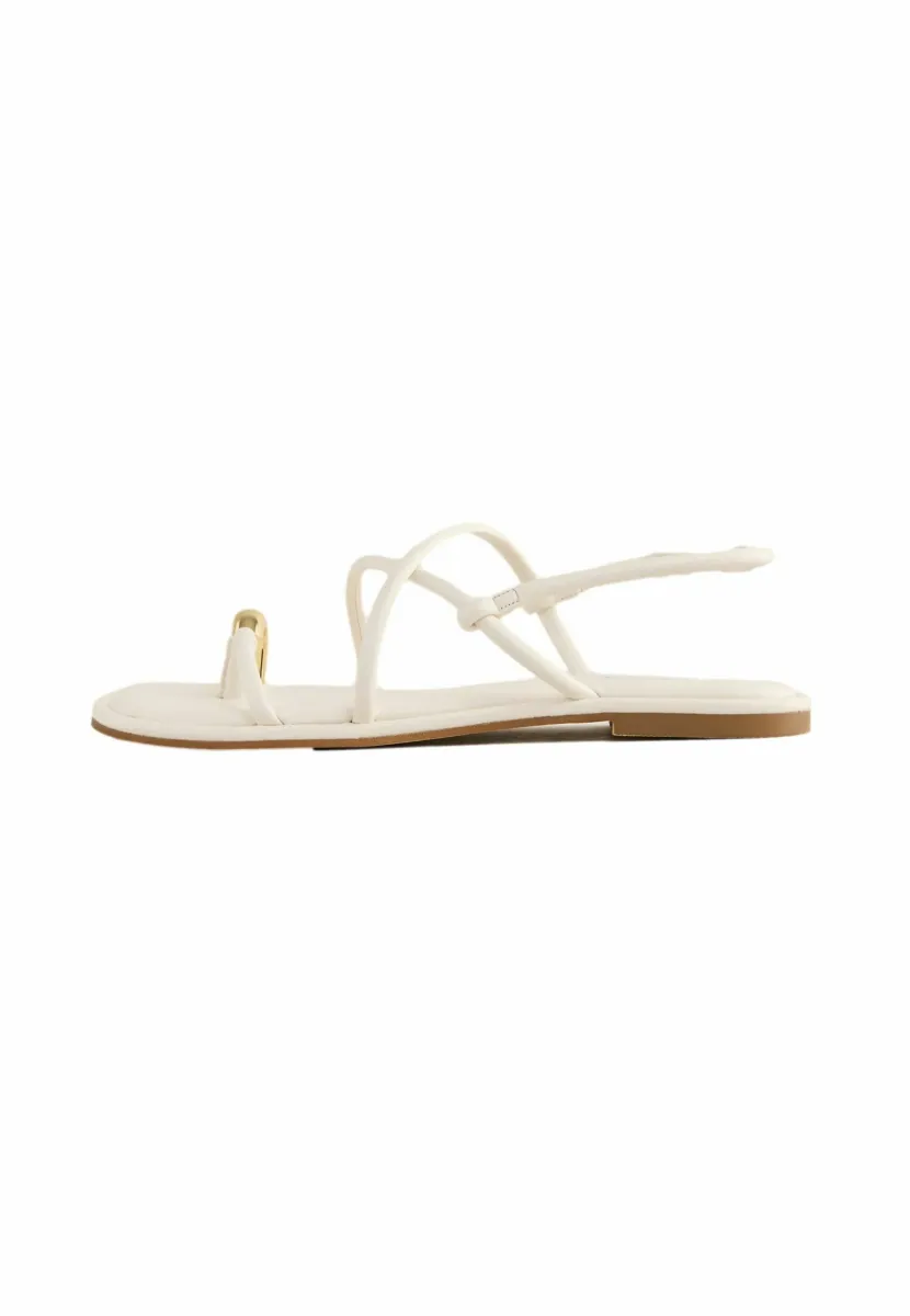 REGULAR FIT - TOE LOOP  - Zehentrenner - white