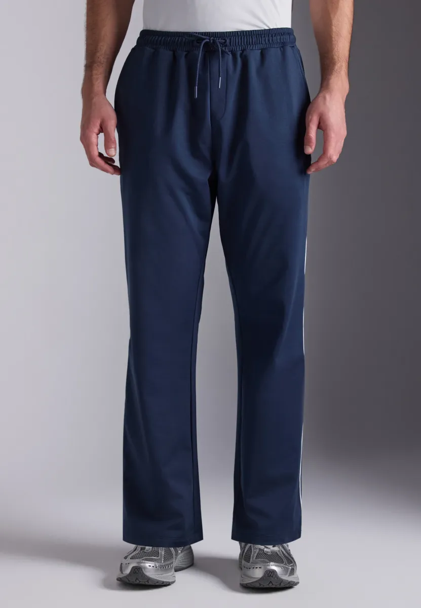 REGULAR FIT TRACKSUIT WITH DRAWCORD - Jogginghose - dark blue