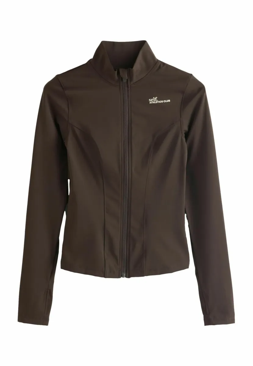 REGULAR FIT - Trainingsjacke - chocolate