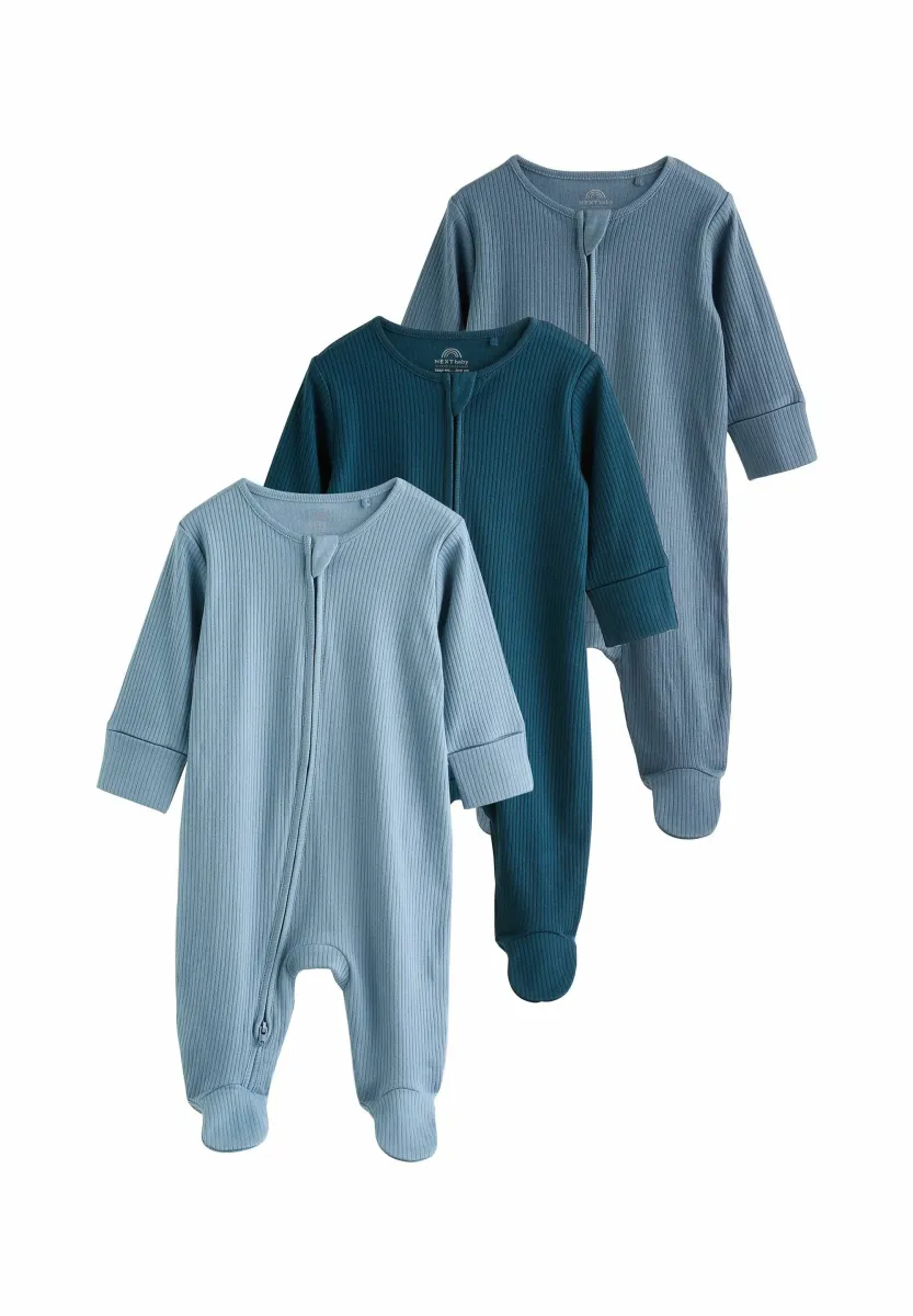 REGULAR FIT - TWO WAY 3 PACK - Strampler - blue