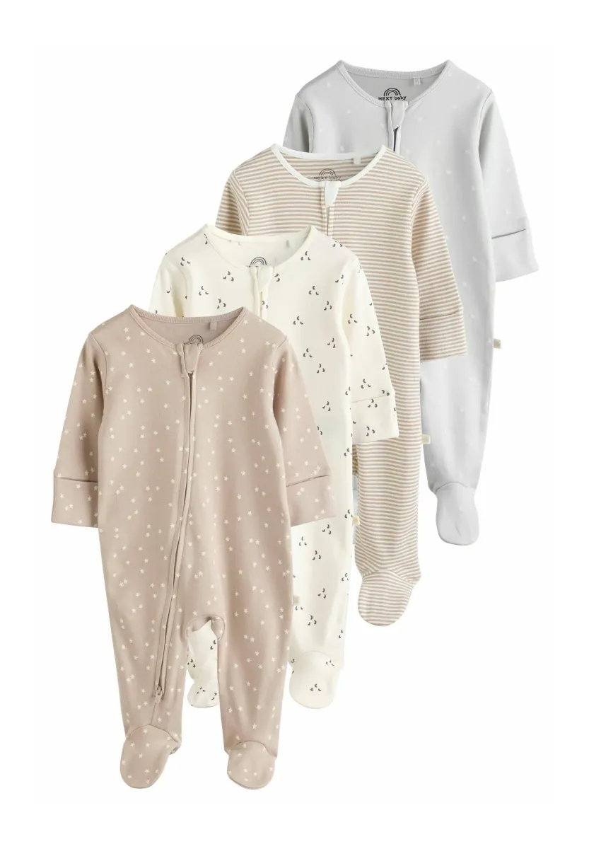 REGULAR FIT-TWO WAY 4 PACK - Strampler - cream