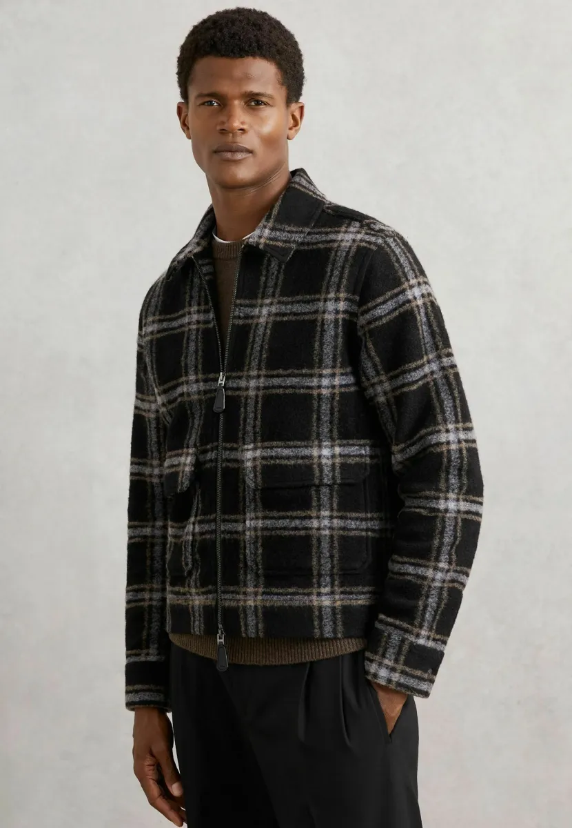 REGULAR FIT - VARENA CHECK - Hemd - navy