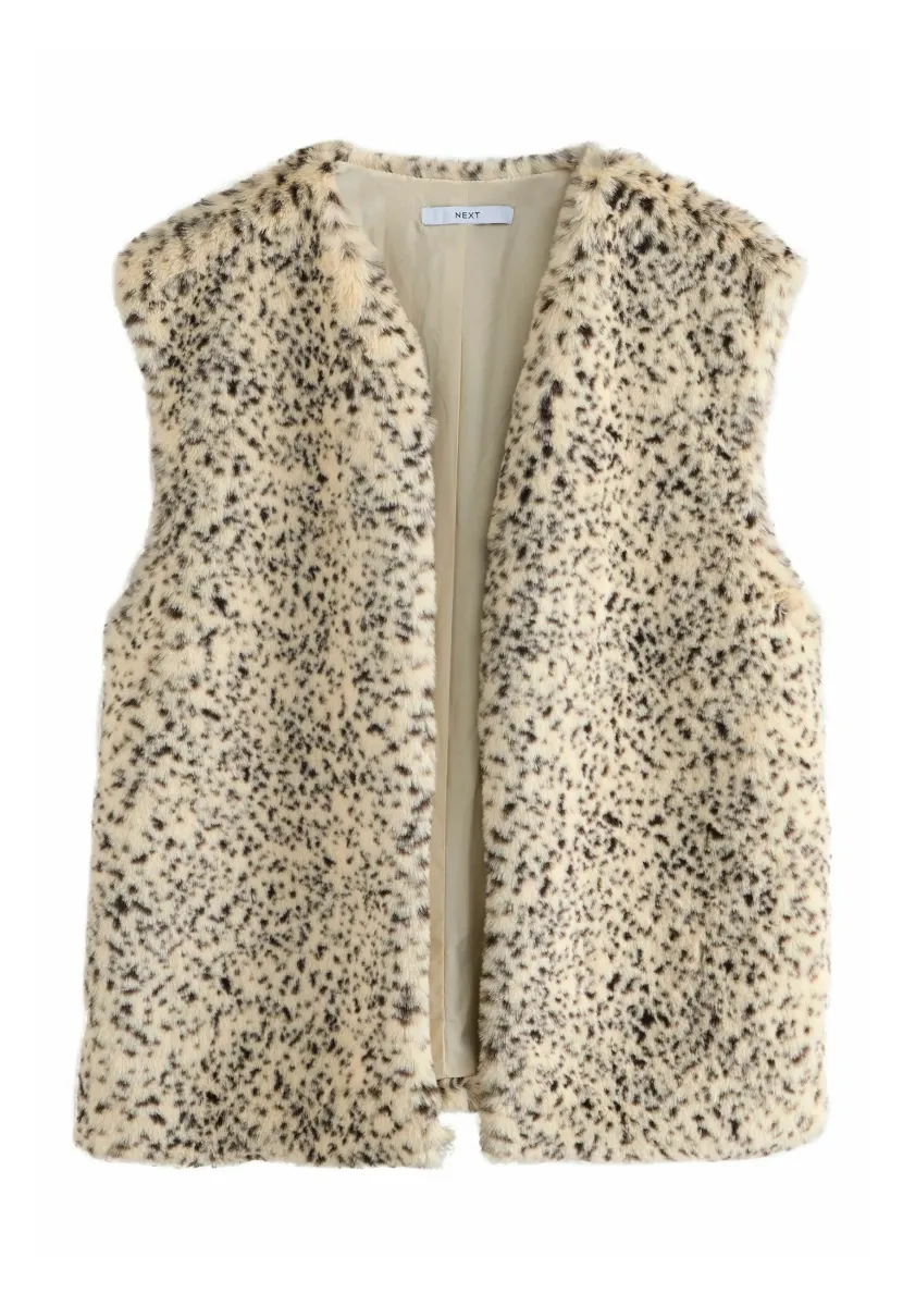 REGULAR FIT - Weste - animal print