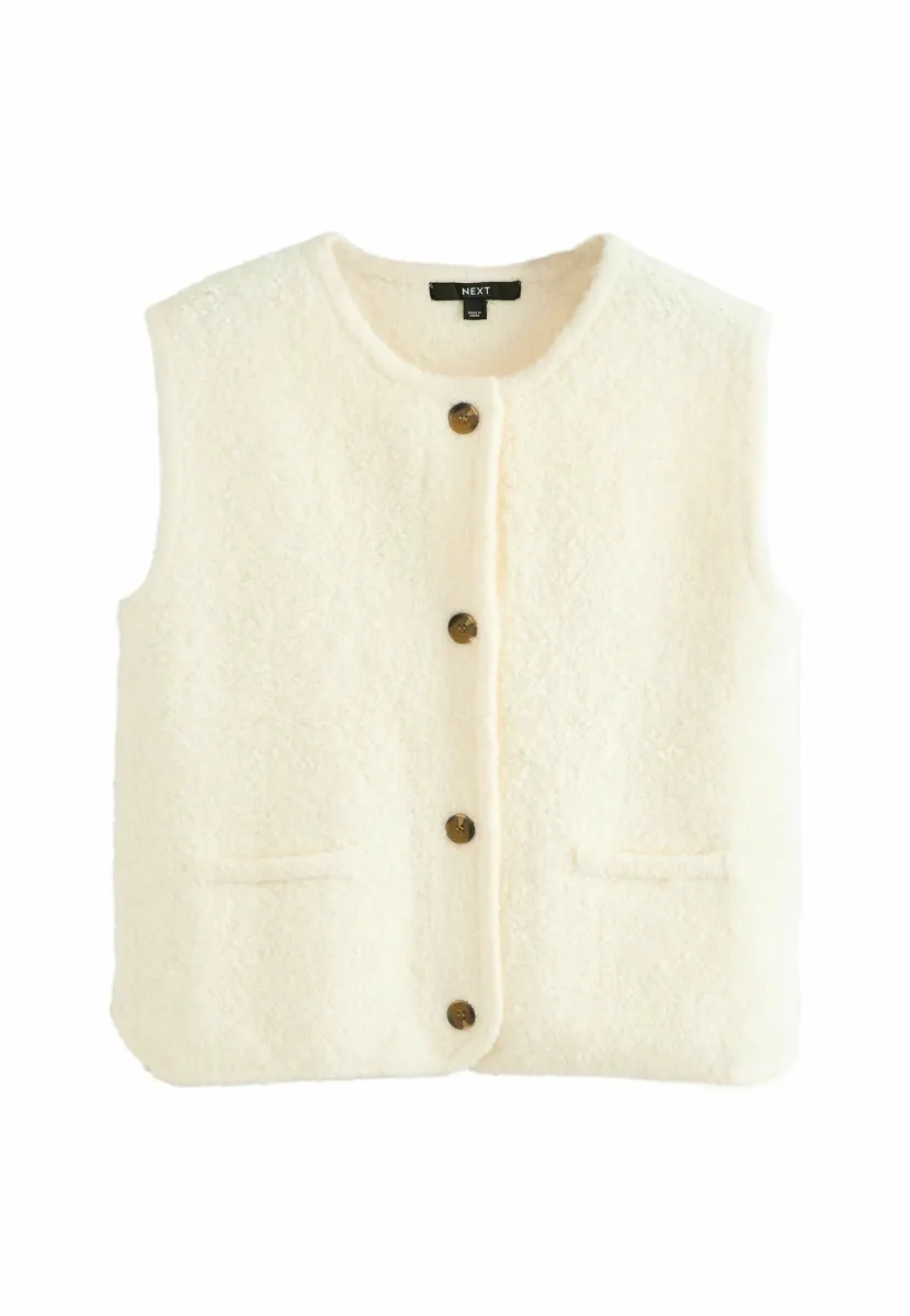 REGULAR FIT  - Weste - ecru