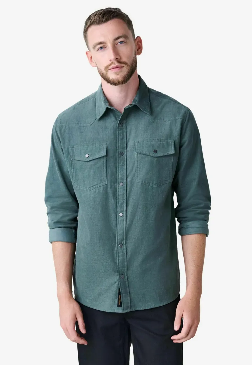 REGULAR FIT - WESTERN STYLING LONG SLEEVE - Hemd - green