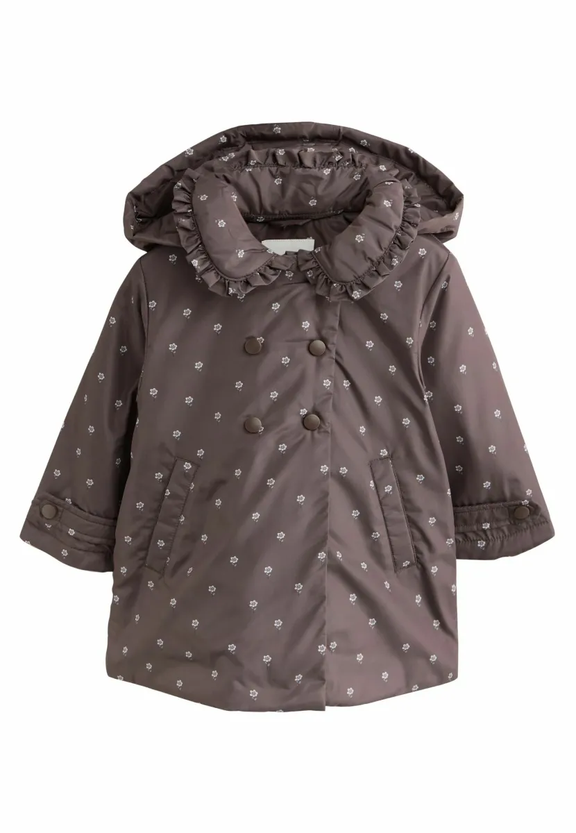 REGULAR FIT - Wintermantel - chocolate brown
