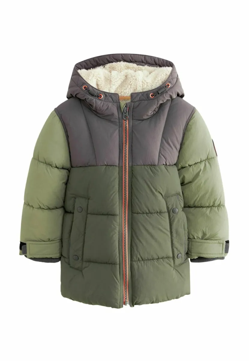 REGULAR FIT - Wintermantel - green colourblock