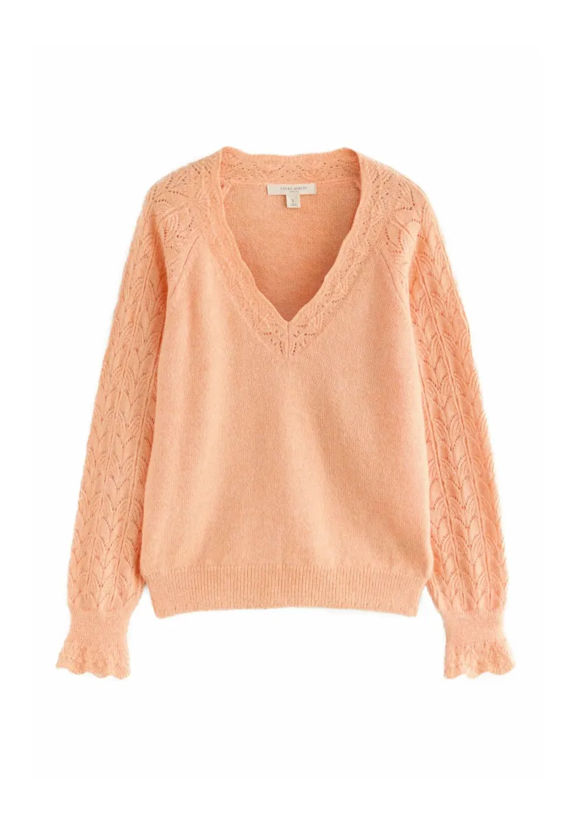 REGULAR FIT - WITH A TOUCH - Strickpullover - peach