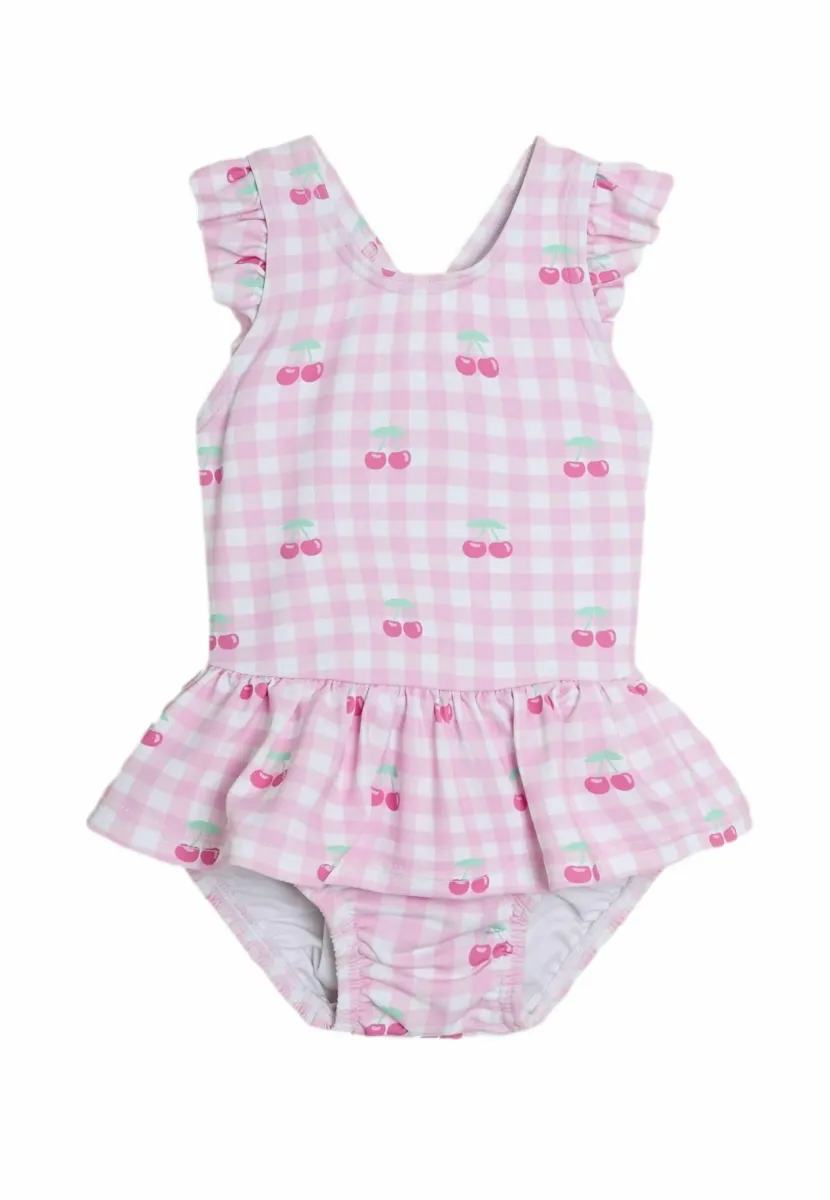 REGULAR FIT -  WITH NAPPY - Badeanzug - gingham