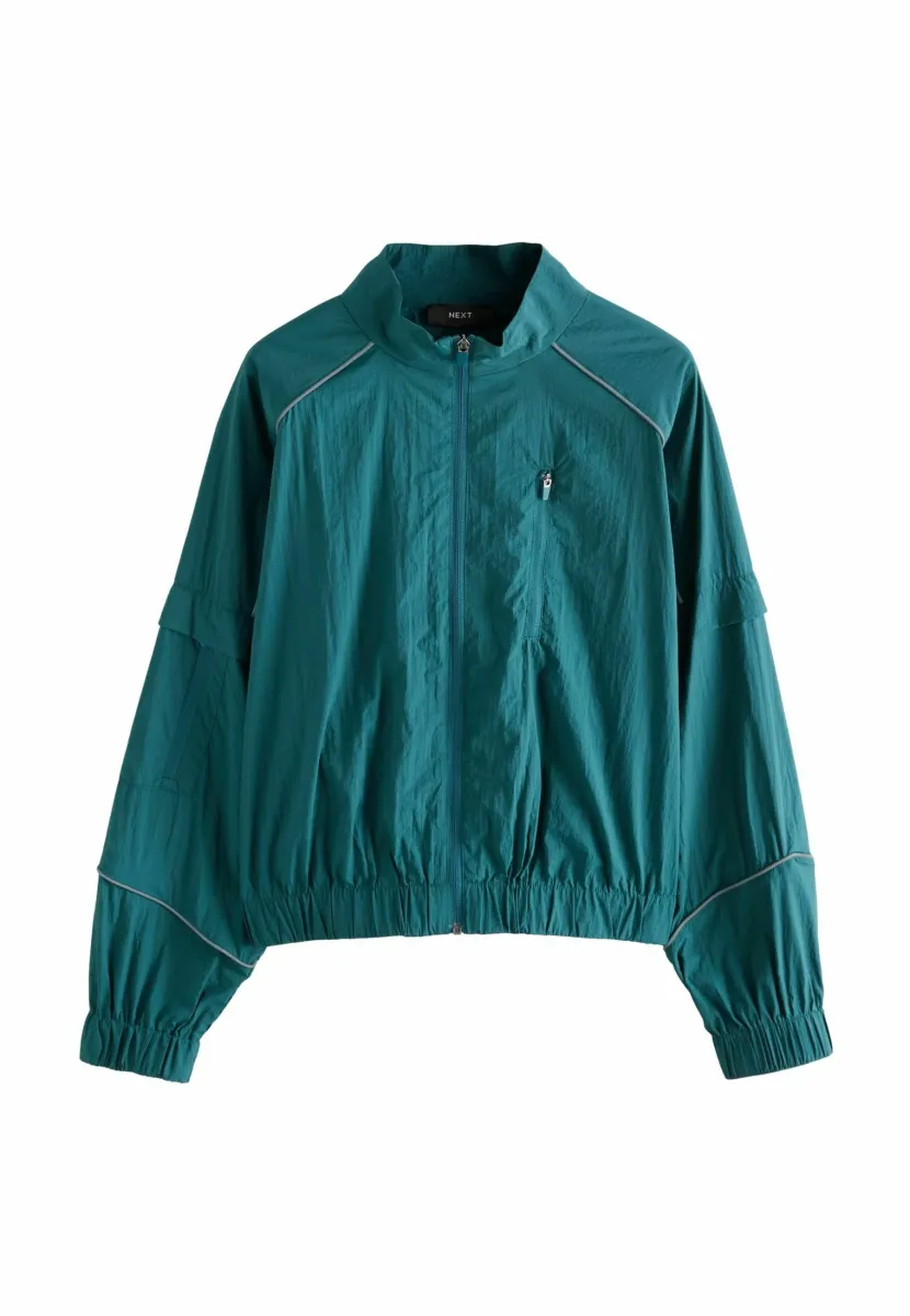 REGULAR FIT - WITH REFLECTIVE PIPING - Trainingsjacke - dark green
