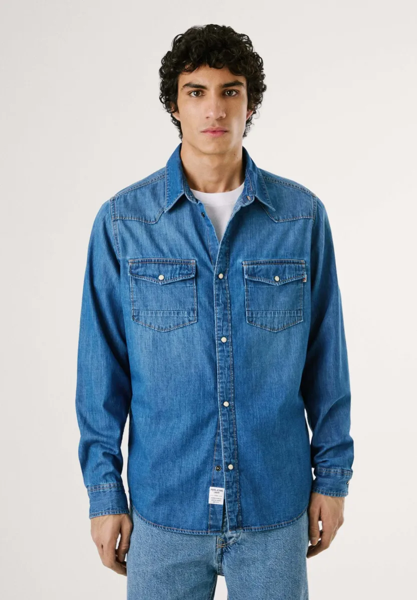REGULAR - Hemd - denim