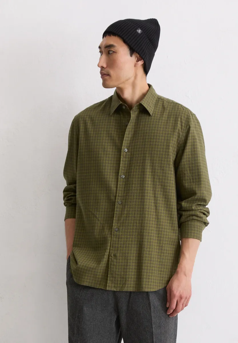 REGULAR - Hemd - multi  green mustard