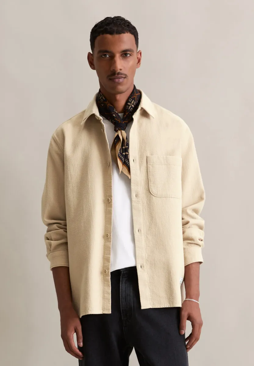 REGULAR MIT FEINER STRUKTUR - Hemd - pure cashmere