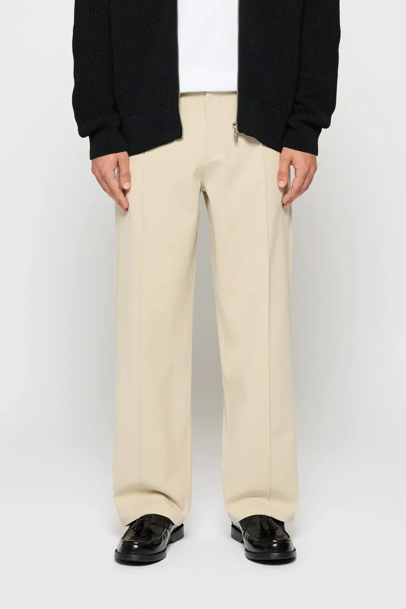 REGULAR TAILORED UNISEX - Stoffhose - beige