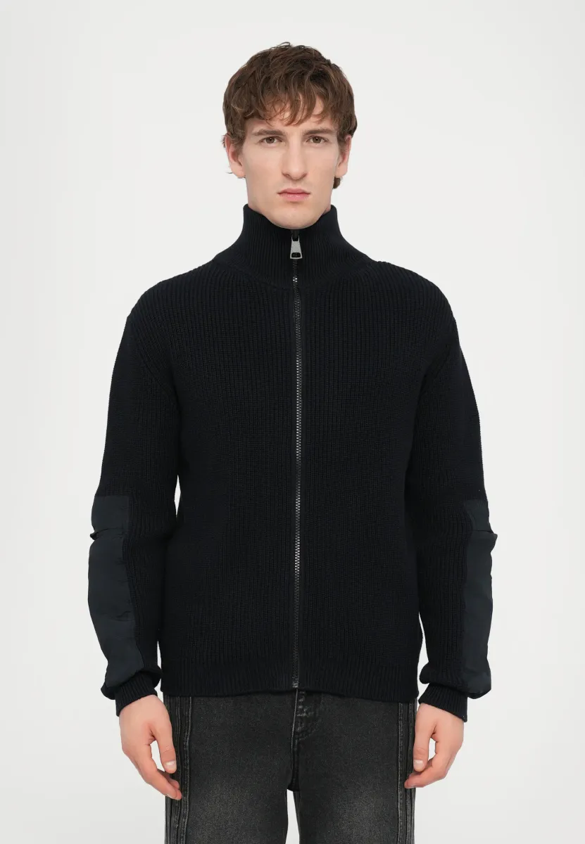 REGULAR ZIP  - Strickjacke - universe blue