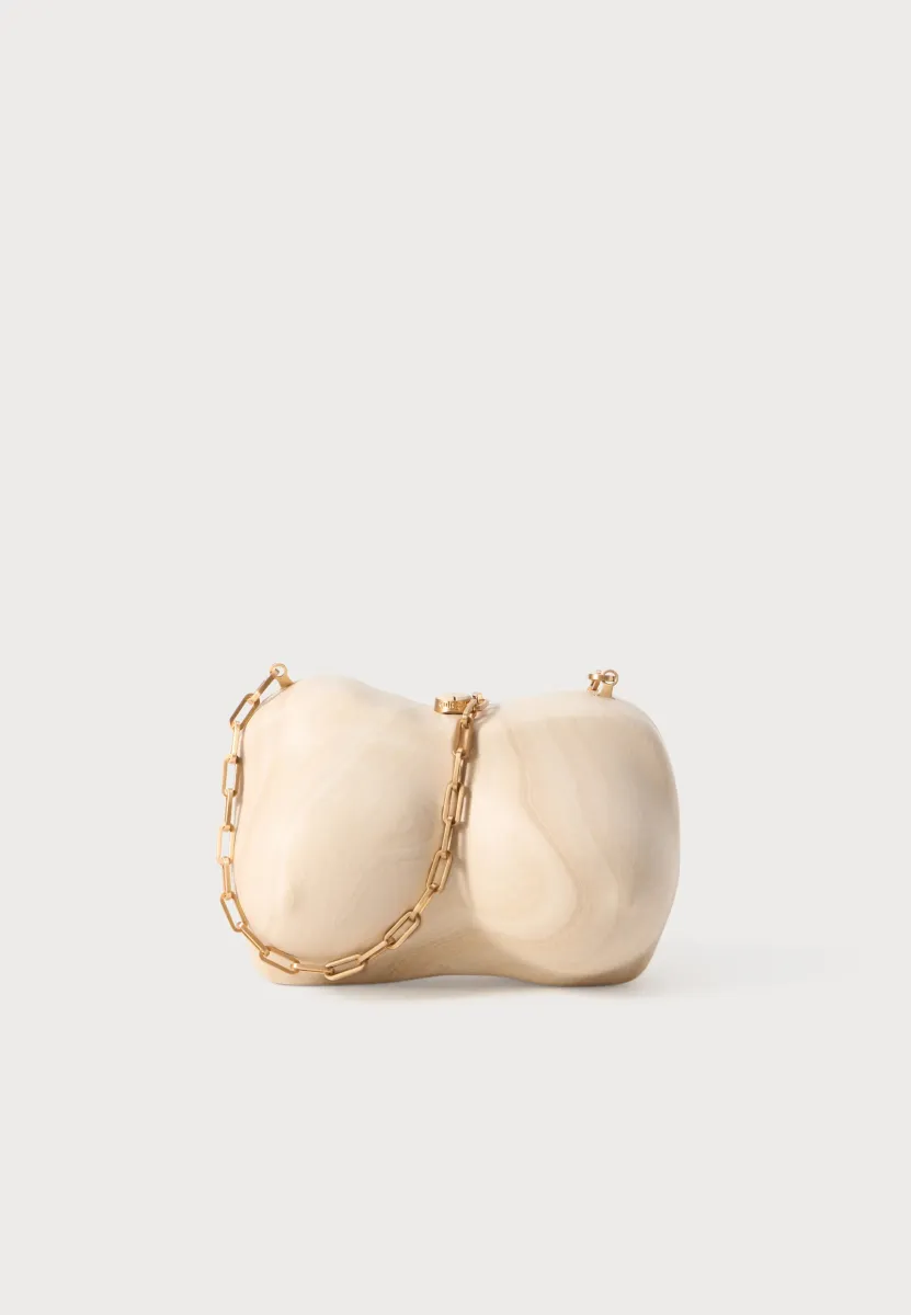 REINA CLUTCH - Clutch - brushed brass