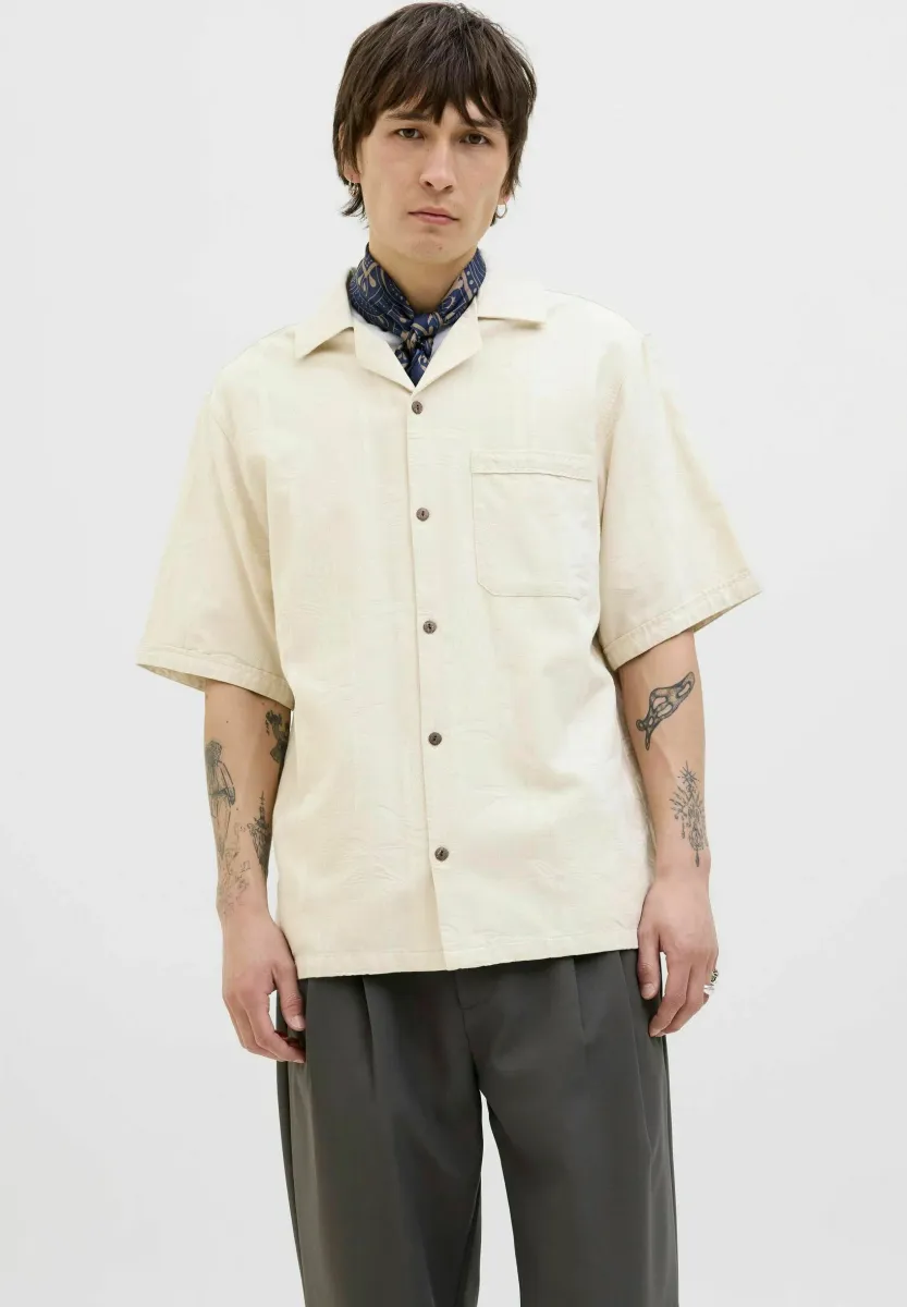 RELAXED FIT - Hemd - almond milk