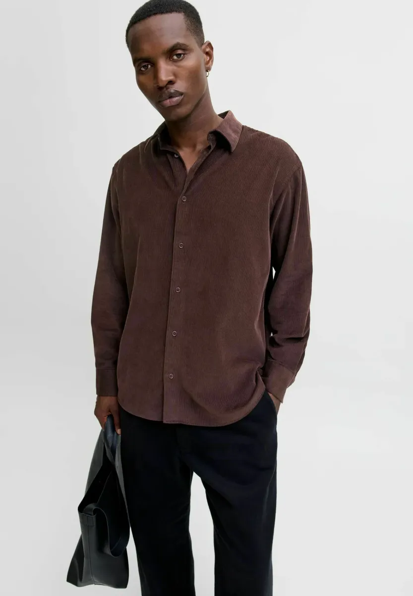 RELAXED FIT - Hemd - black coffee