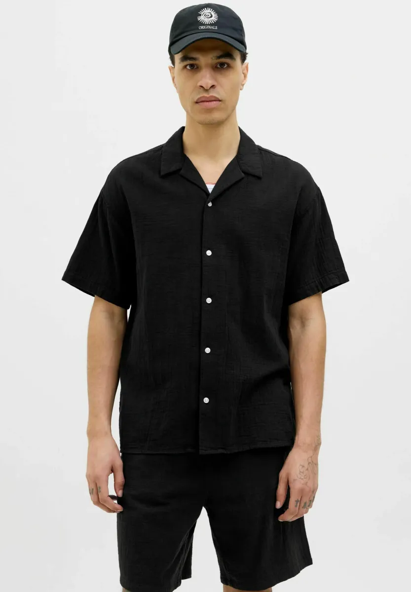 RELAXED FIT - Hemd - black
