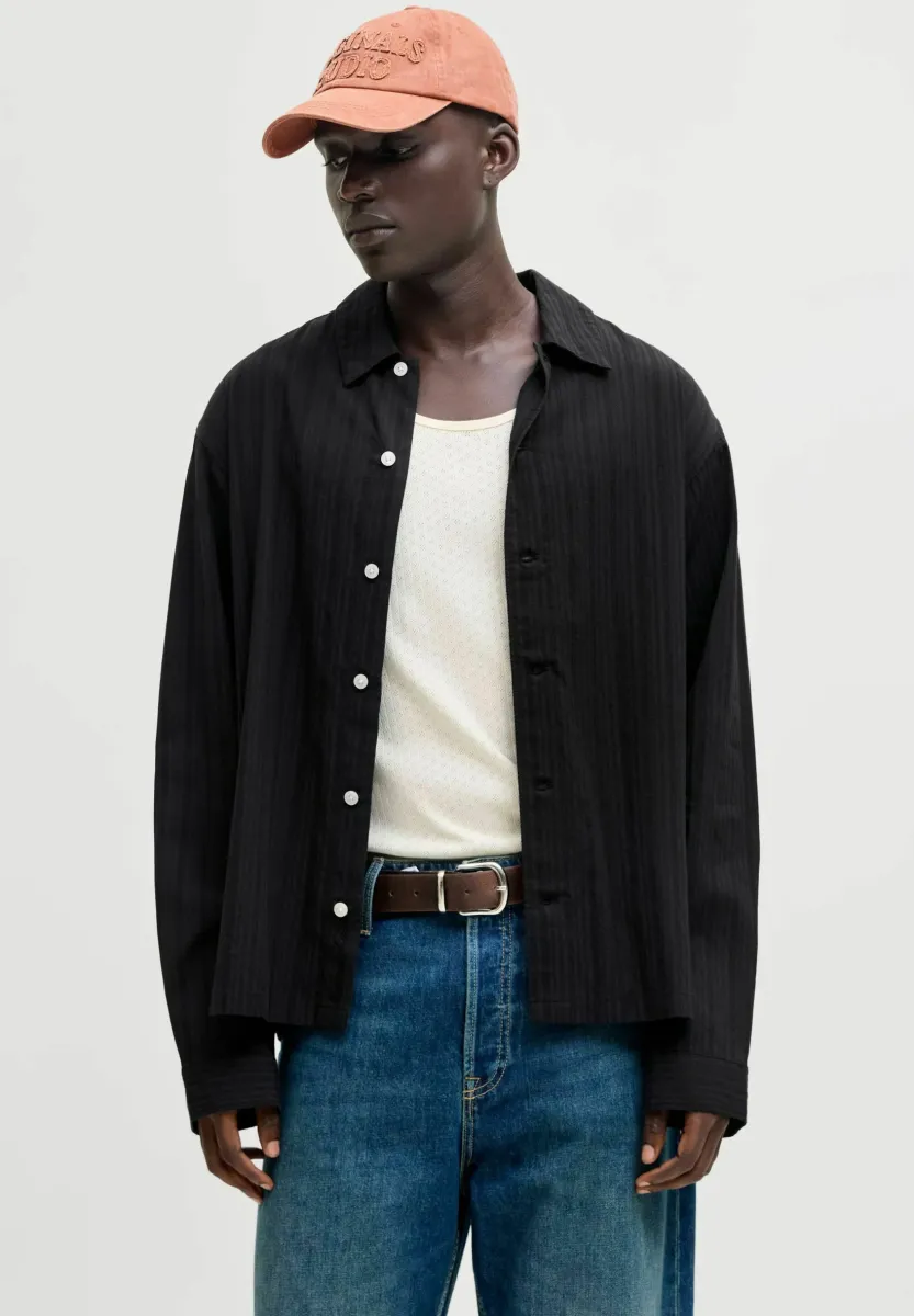 RELAXED FIT - Hemd - black