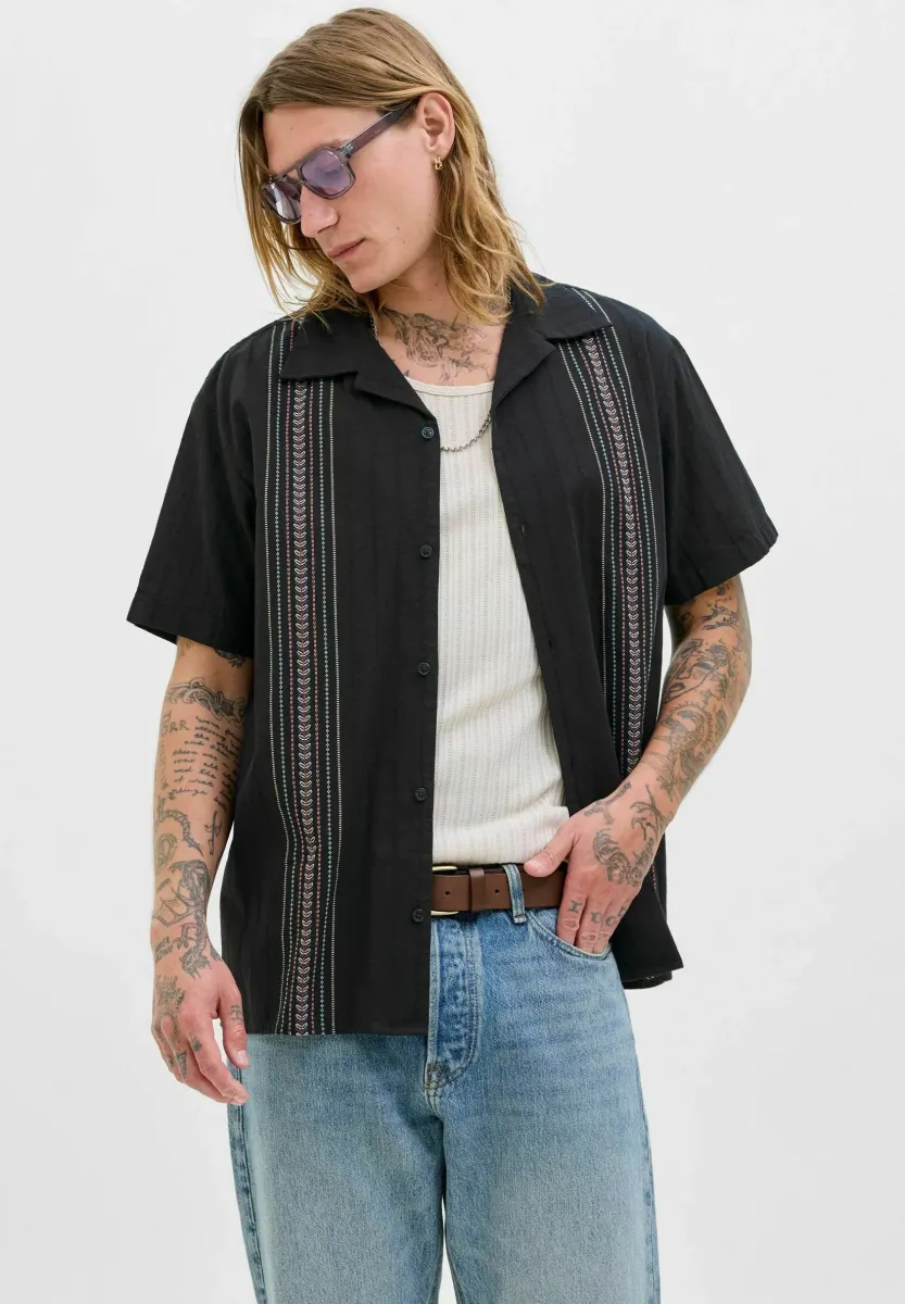 RELAXED FIT - Hemd - black