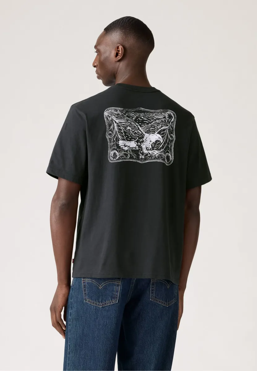 RELAXED FIT - T-Shirt print - eagle buckle jet black