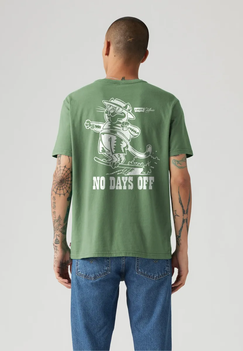 RELAXED FIT TEE - T-Shirt print - light green