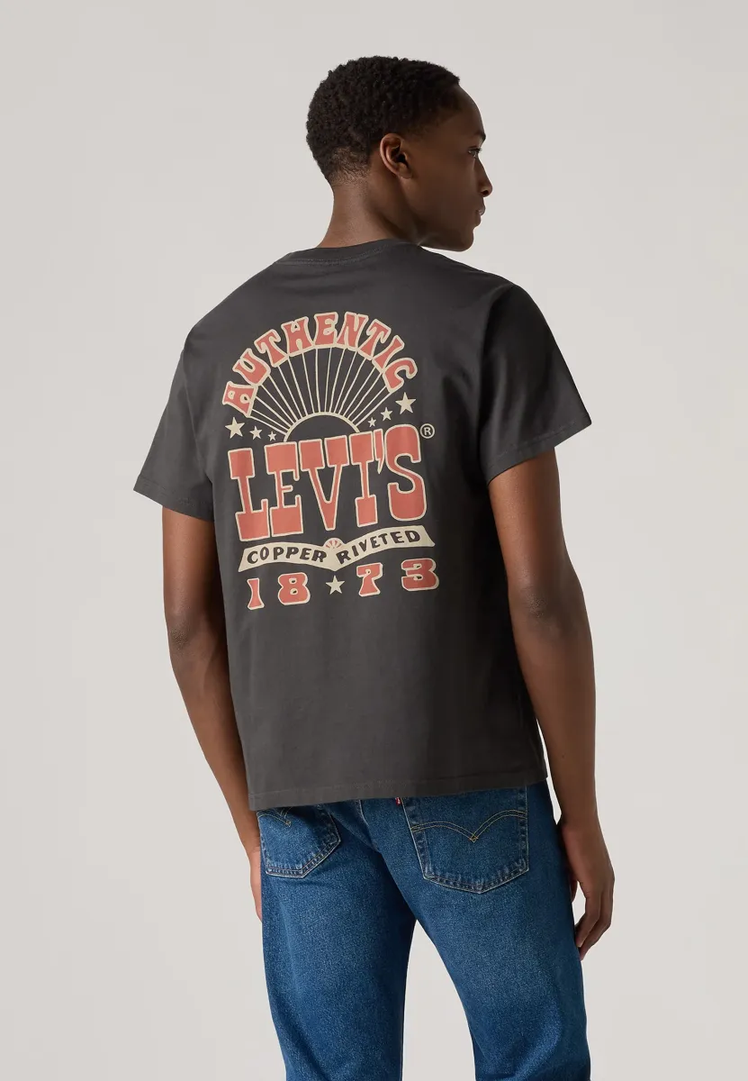 RELAXED FIT TEE - T-Shirt print - pirate black