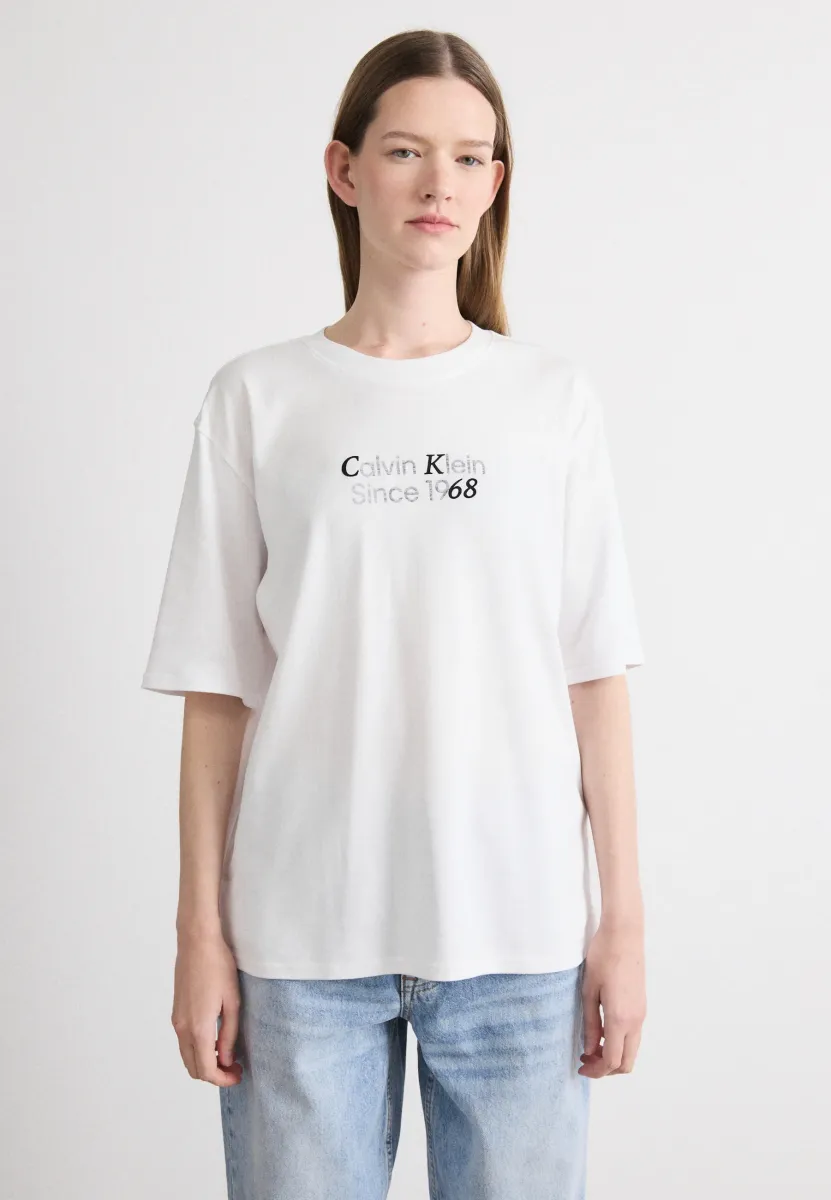 RELAXED INSIDE OUT - T-Shirt print - brilliant white
