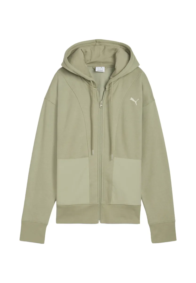 RELAXED KAPUZEN - Sweatjacke - lux army