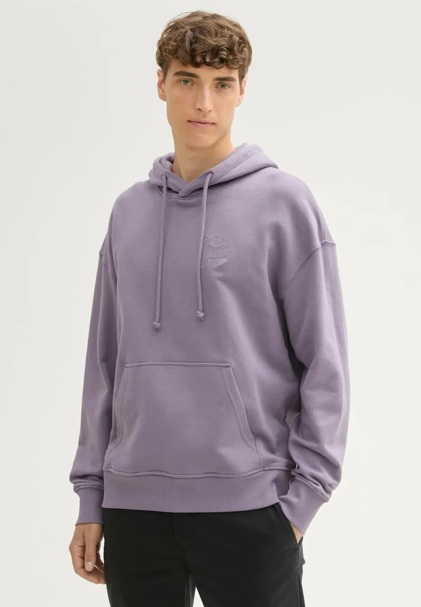 RELAXED - Kapuzenpullover - foggy purple