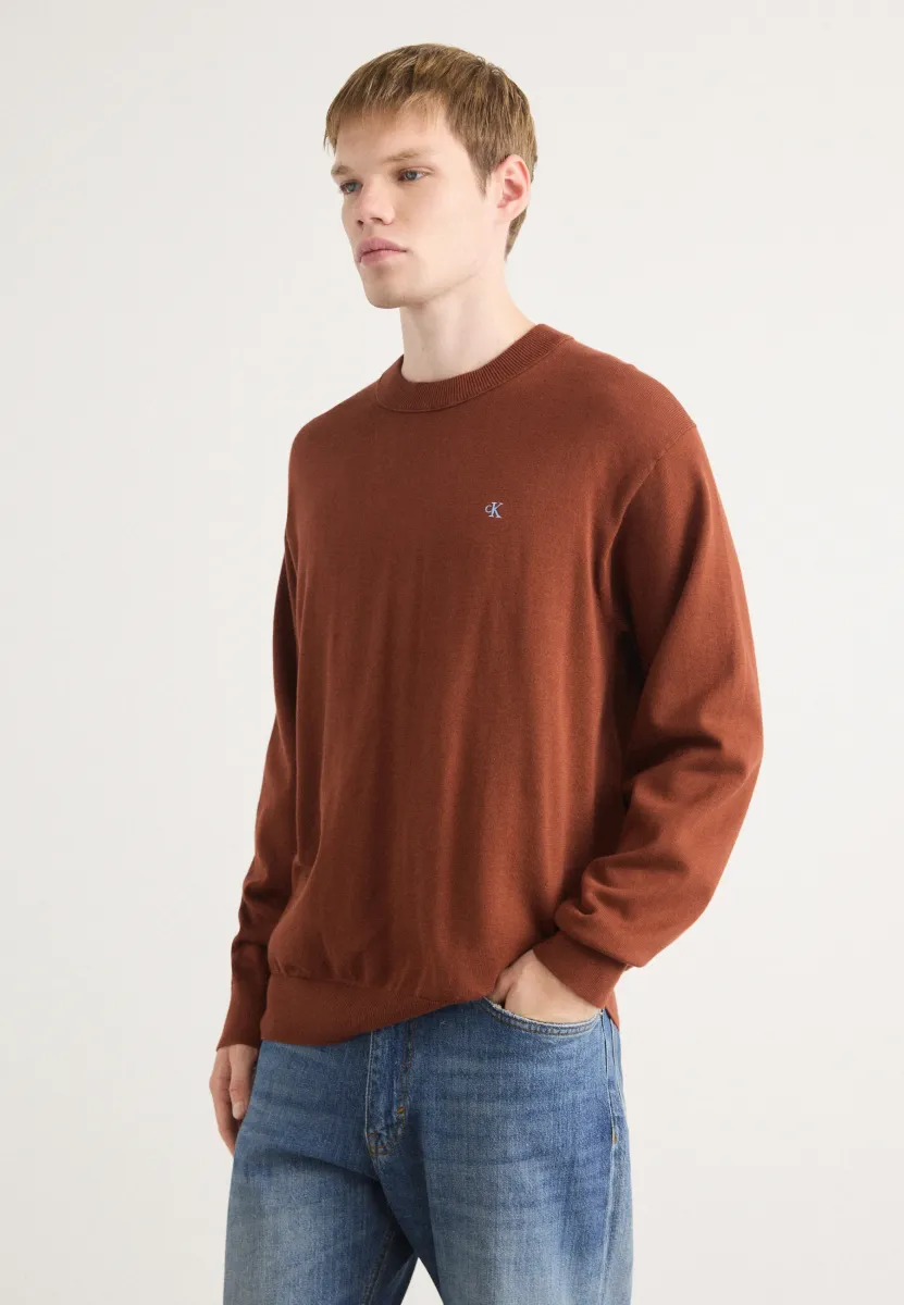 RELAXED  - Strickpullover - cherry mahogany